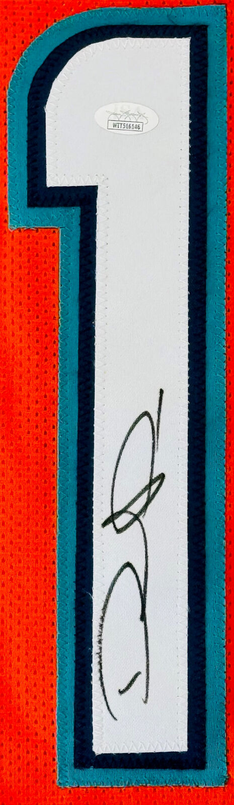 DeVante Parker Autographed Miami Dolphins Orange Jersey (JSA) Image 2