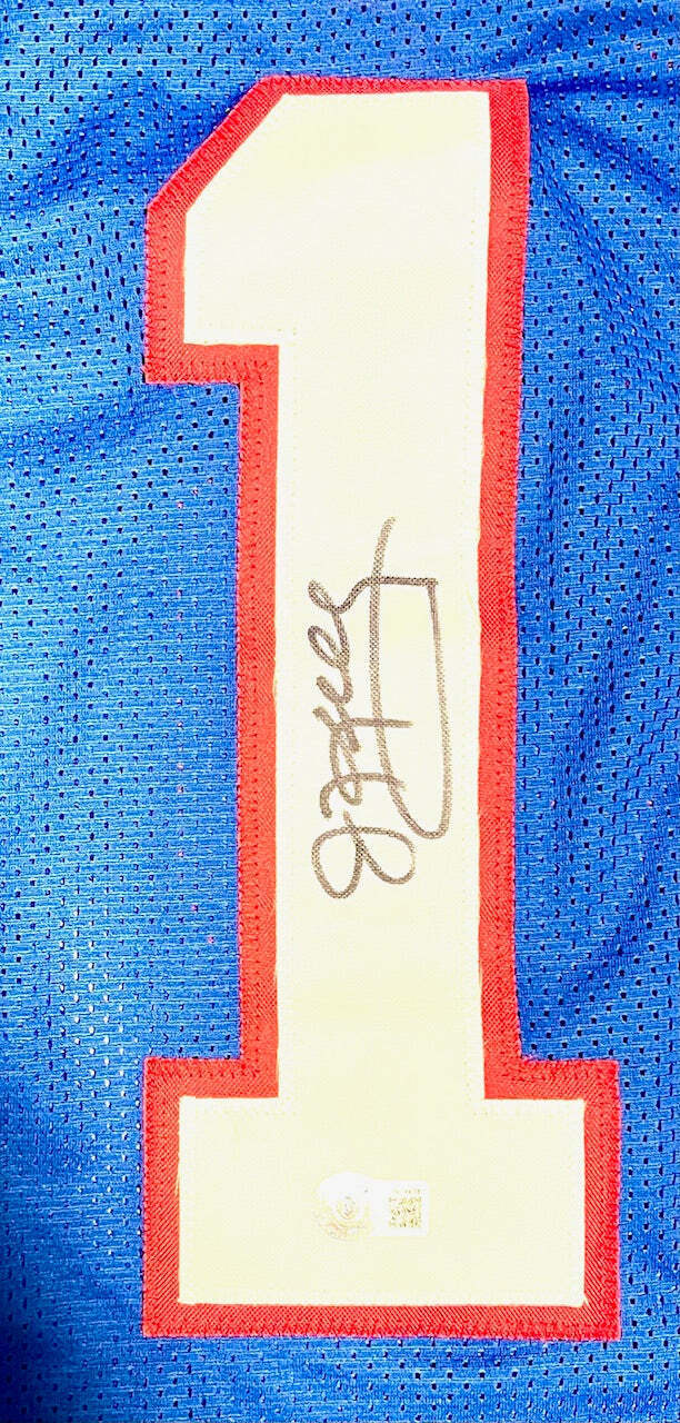 Jim Kelly Autographed Buffalo Bills Custom Jersey (Beckett) Image 2