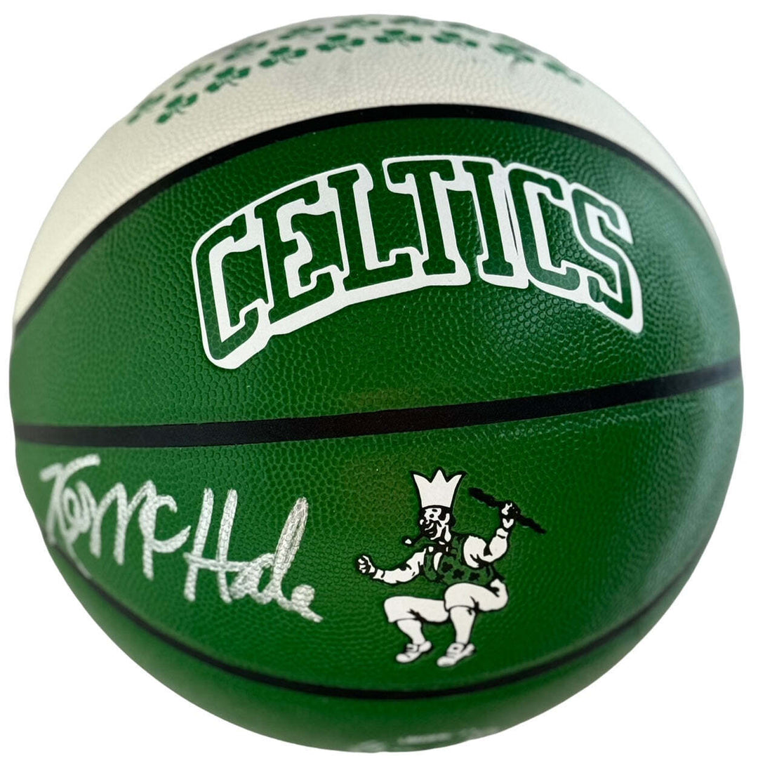 Kevin McHale Signed Boston Celtics 75th Anniversary City Edition Wilson NBA Bask Image 1