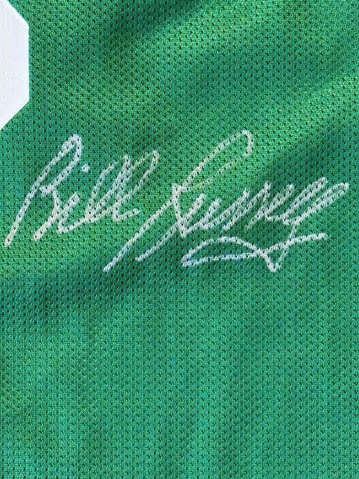 Bill Russell Autographed Green Boston Celtics Champion Jersey (JSA) Image 2