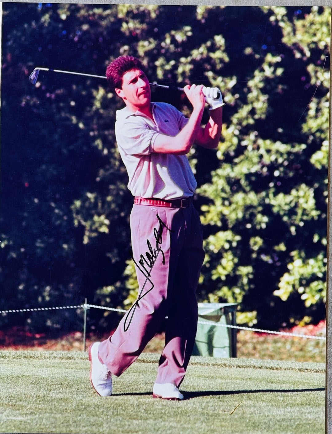 Jose Maria Olazabal Autographed 11x14 Golf Photo Image 1