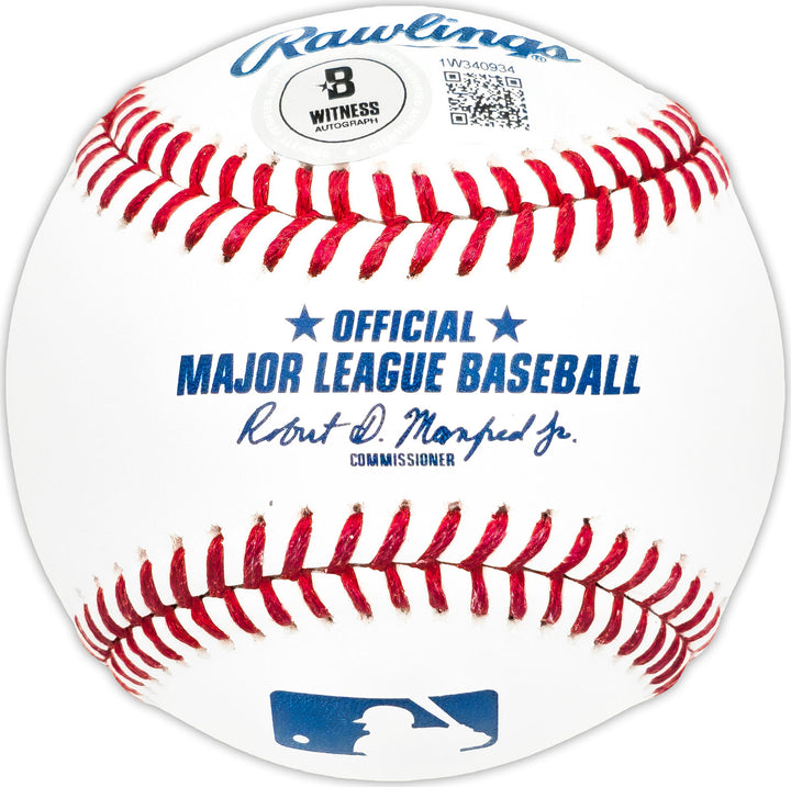 GUNNAR HENDERSON AUTOGRAPHED SIGNED MLB BASEBALL ORIOLES BECKETT WITNESS 225838 Image 3