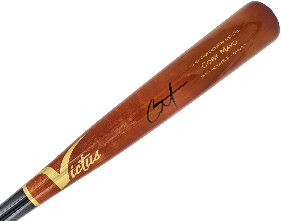 COBY MAYO AUTOGRAPHED VICTUS PLAYER MODEL BASEBALL BAT ORIOLES BECKETT 225833 Image 2