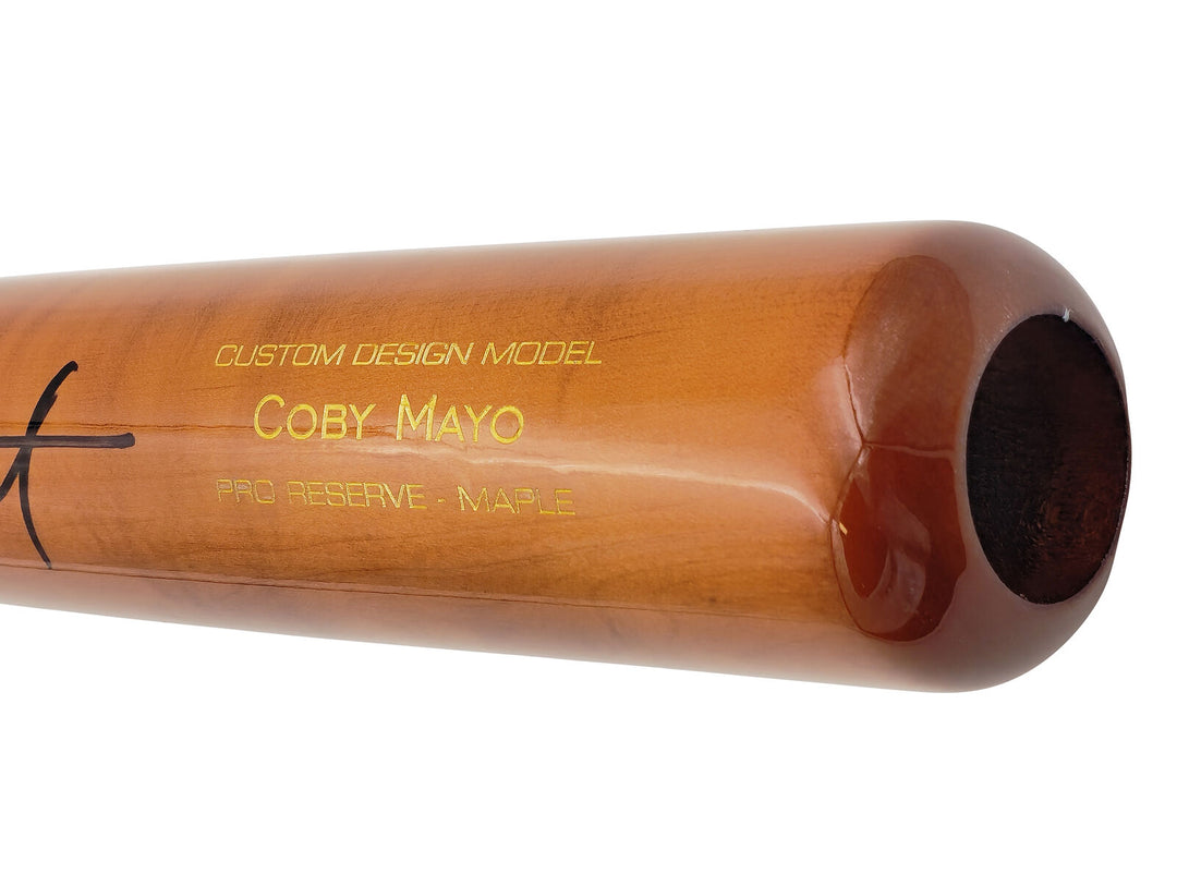 COBY MAYO AUTOGRAPHED VICTUS PLAYER MODEL BASEBALL BAT ORIOLES BECKETT 225833 Image 6