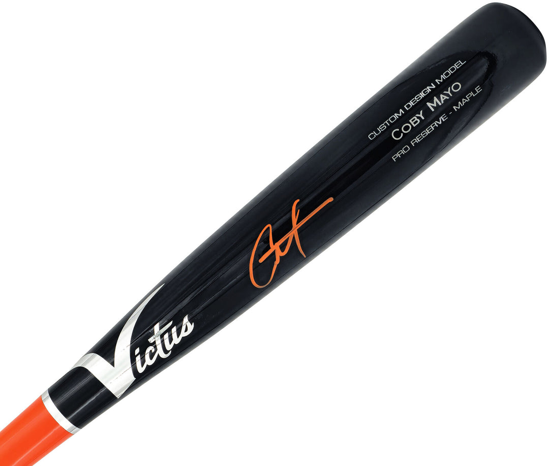 COBY MAYO AUTOGRAPHED VICTUS PLAYER MODEL BASEBALL BAT ORIOLES BECKETT 225834 Image 2