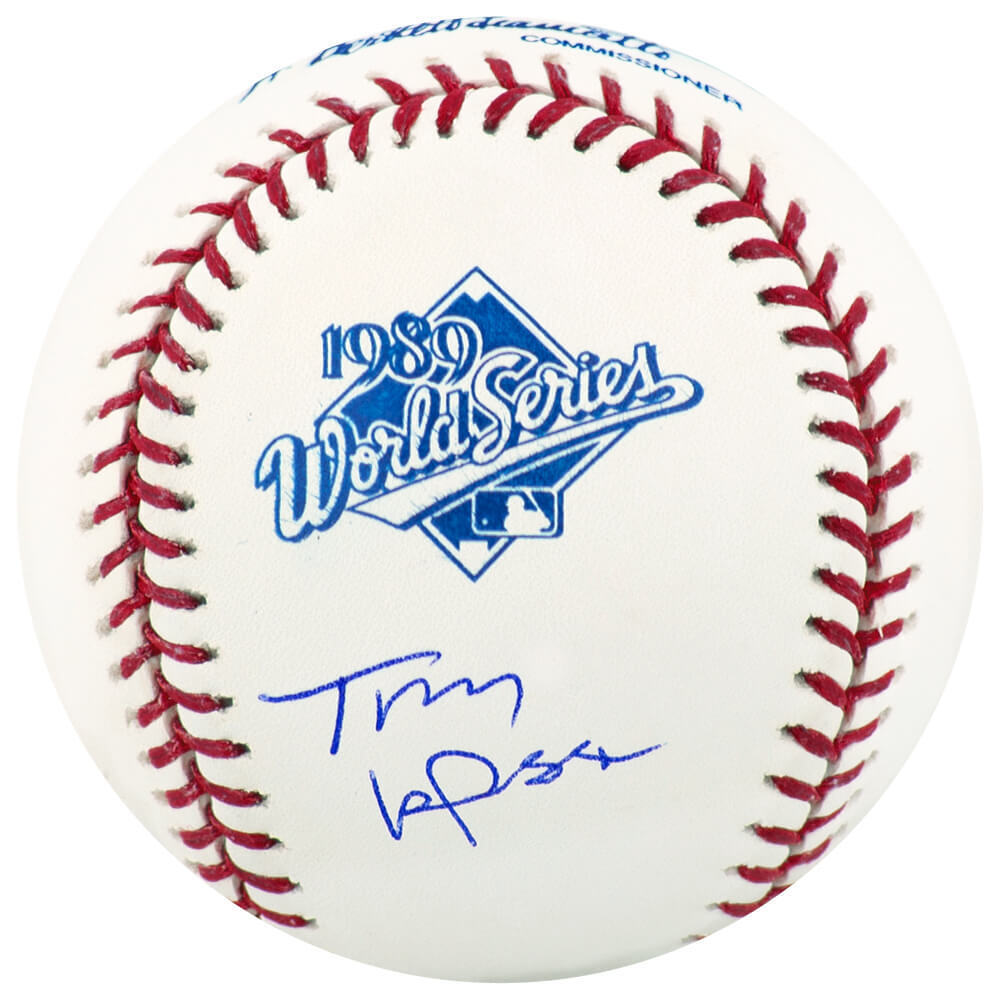 Tony LaRussa Signed Rawlings 1989 World Series (Oakland A's) Baseball - (SS COA) Image 1