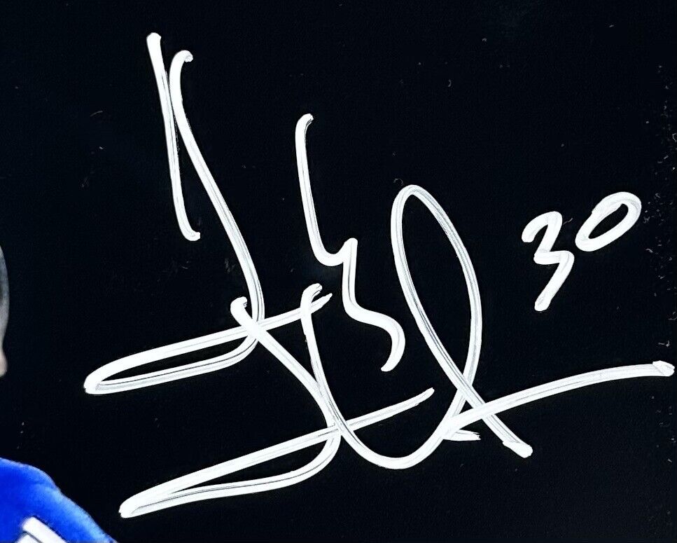 Igor Shesterkin Henrik Lundqvist Rangers Signed 16x20 Framed Photo Auto Fanatics Image 4