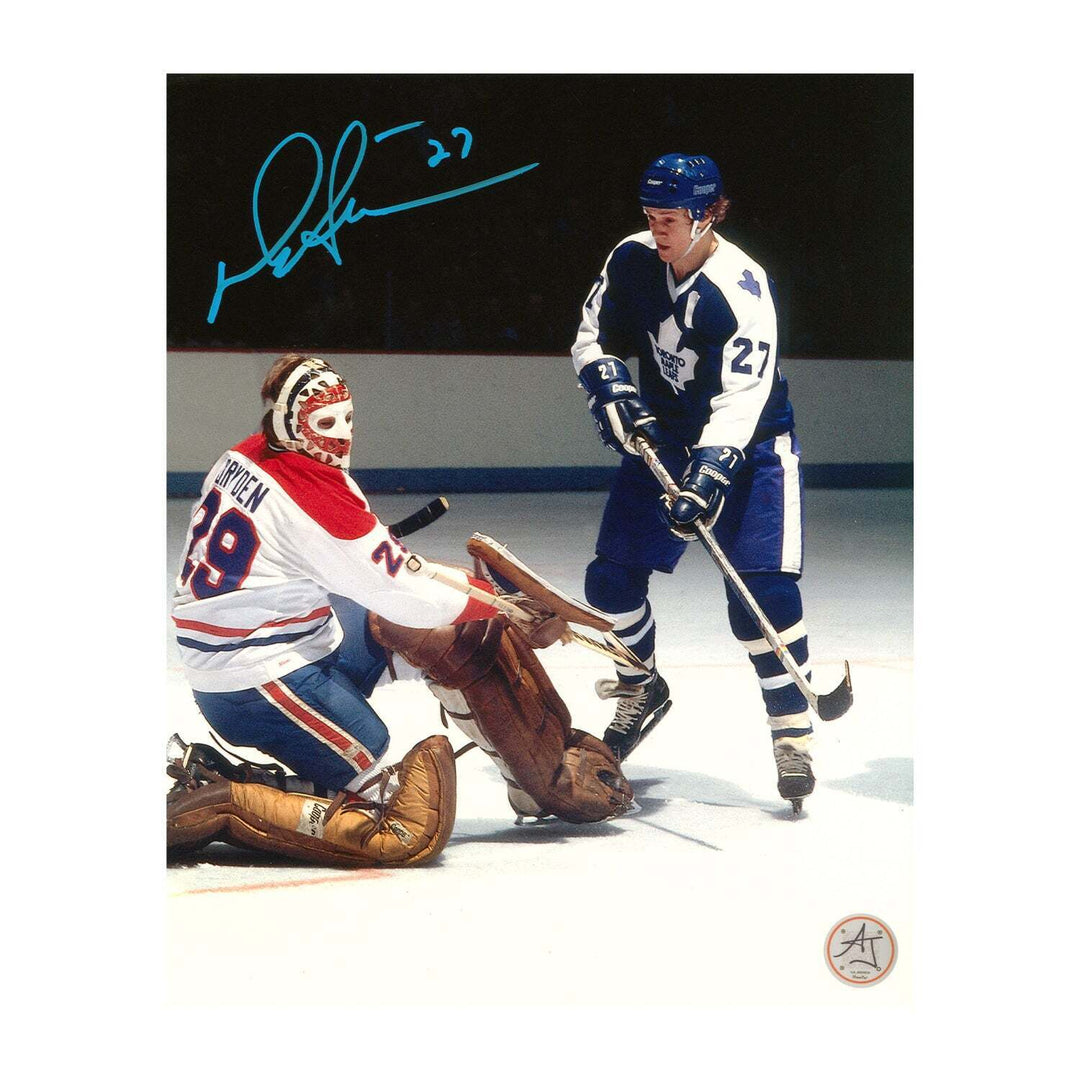 Darryl Sittler Signed Toronto Maple Leafs Hockey Rivalry 8x10 Photo Image 1