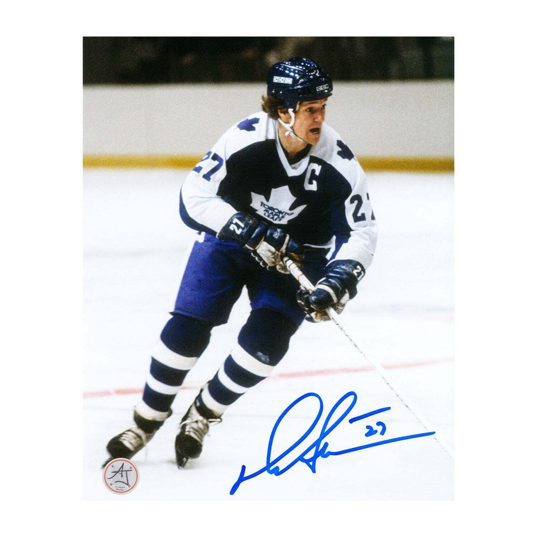 Darryl Sittler Signed Toronto Maple Leafs Classic Hockey 8x10 Photo Image 1