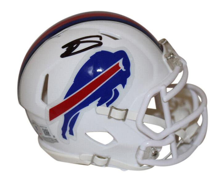 Stefon Diggs Autographed/Signed Buffalo Bills Speed Mini Helmet Beckett 37039 Image 1