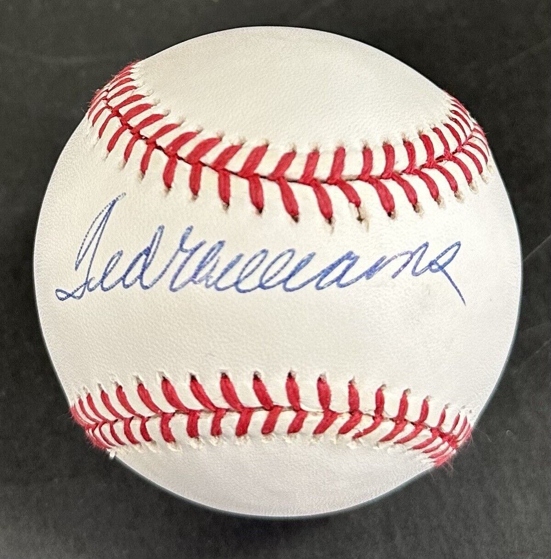 Ted Williams Red Sox Signed Official AL Baseball Clean Mint Autograph PSA LOA Image 1