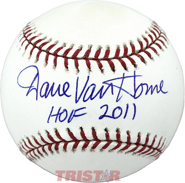 Dave Van Horne Signed ML Baseball HOF 2011 TRISTAR - Marlins Broadcaster Image 1