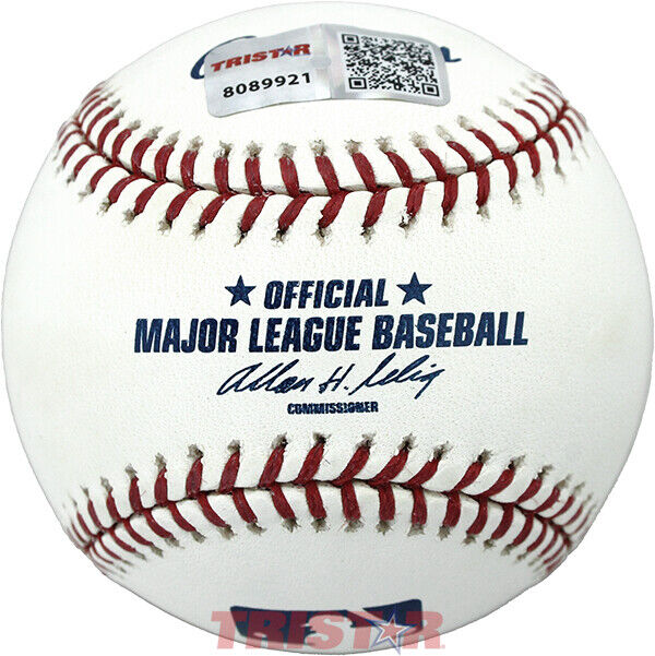 Dave Van Horne Signed ML Baseball HOF 2011 TRISTAR - Marlins Broadcaster Image 2