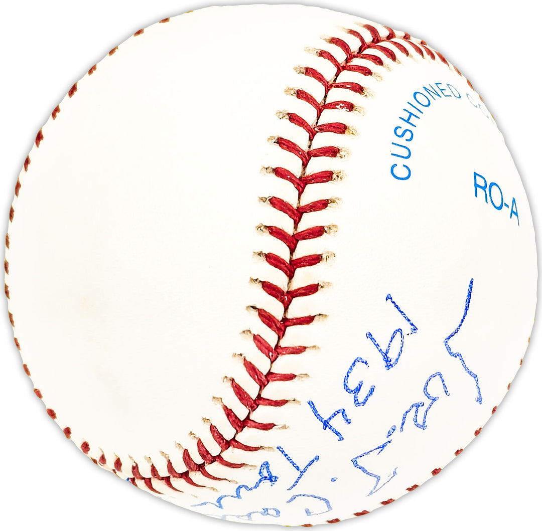 Joe Cascarella Autographed AL Baseball Red Sox 1934 Tour Japan Beckett BM25289 Image 6