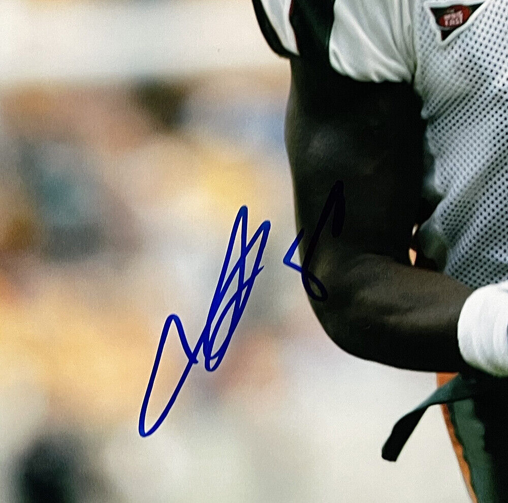 Andre Johnson Signed Miami Hurricanes 11x14 Photo BAS Image 2