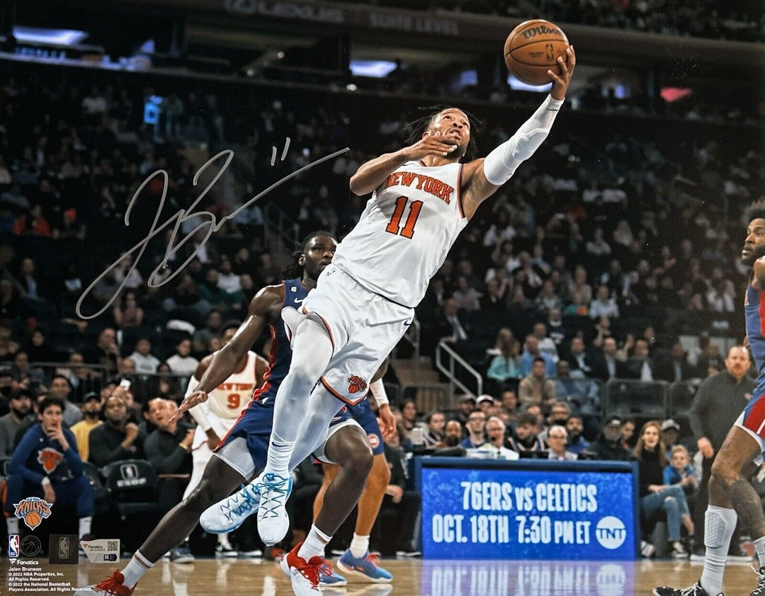 Jalen Brunson Signed 16x20 Framed Photo NY Knicks Mint Autograph Fanatics COA Image 2