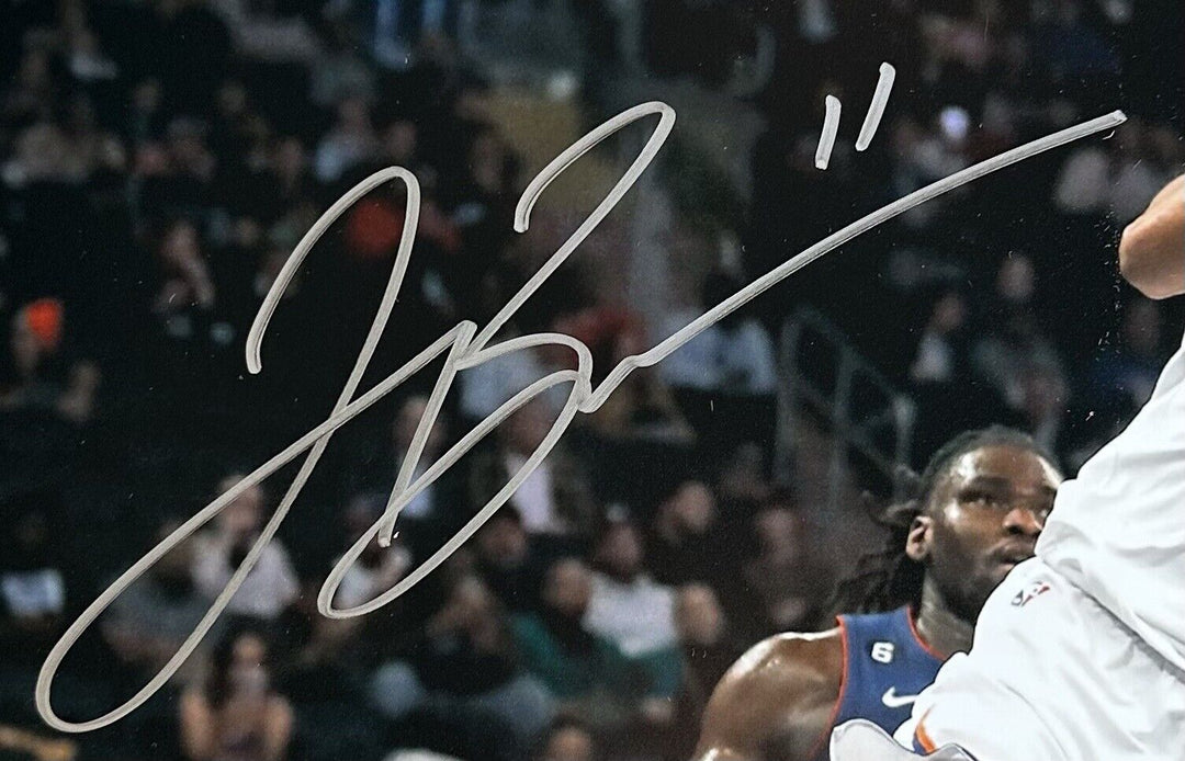Jalen Brunson Signed 16x20 Framed Photo NY Knicks Mint Autograph Fanatics COA Image 3
