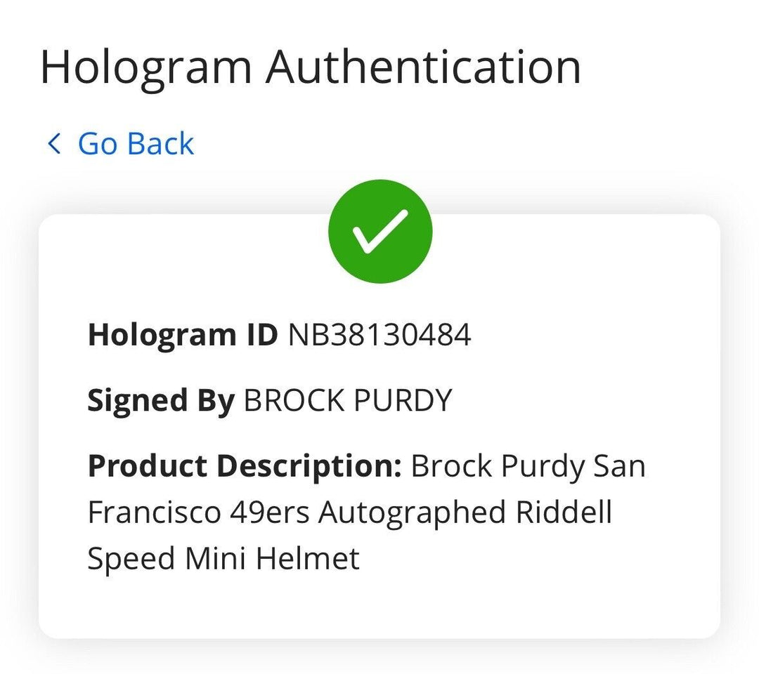 Brock Purdy Signed Riddell Speed Mini Helmet 49ers Autograph Fanatics COA Image 5