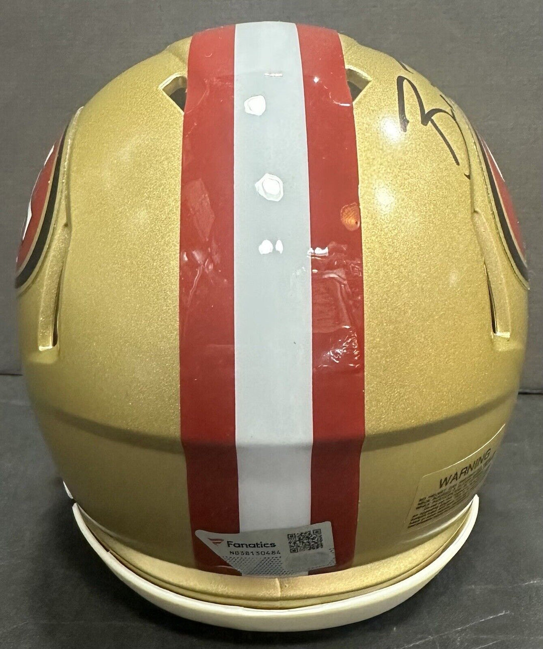 Brock Purdy Signed Riddell Speed Mini Helmet 49ers Autograph Fanatics COA Image 9