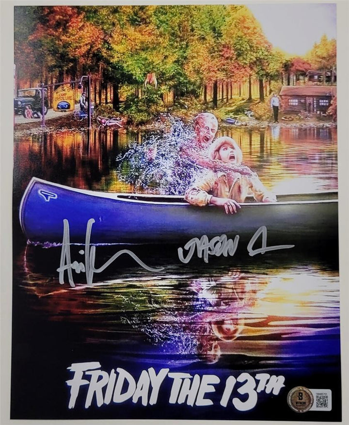 Ari Lehman signed "Jason 1" Friday the 13th 8x10 photo autograph Beckett BAS Image 1