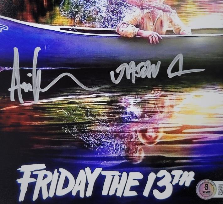 Ari Lehman signed "Jason 1" Friday the 13th 8x10 photo autograph Beckett BAS Image 2