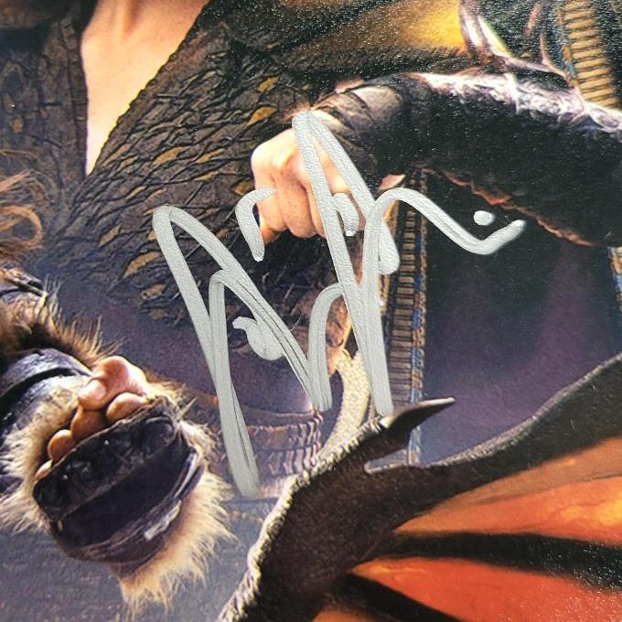 Sophia Lillis & Hugh Grant signed Dungeons & Dragons 11x17 photo  Beckett BAS Image 3