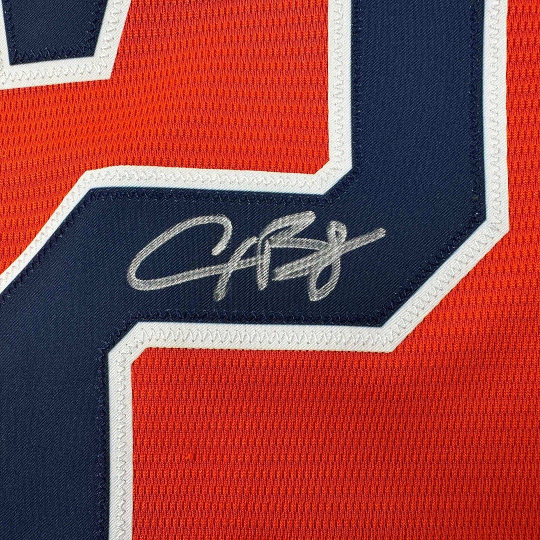 Autographed/Signed Alex Bregman Houston Astros Authentic Orange Jersey BAS COA Image 3