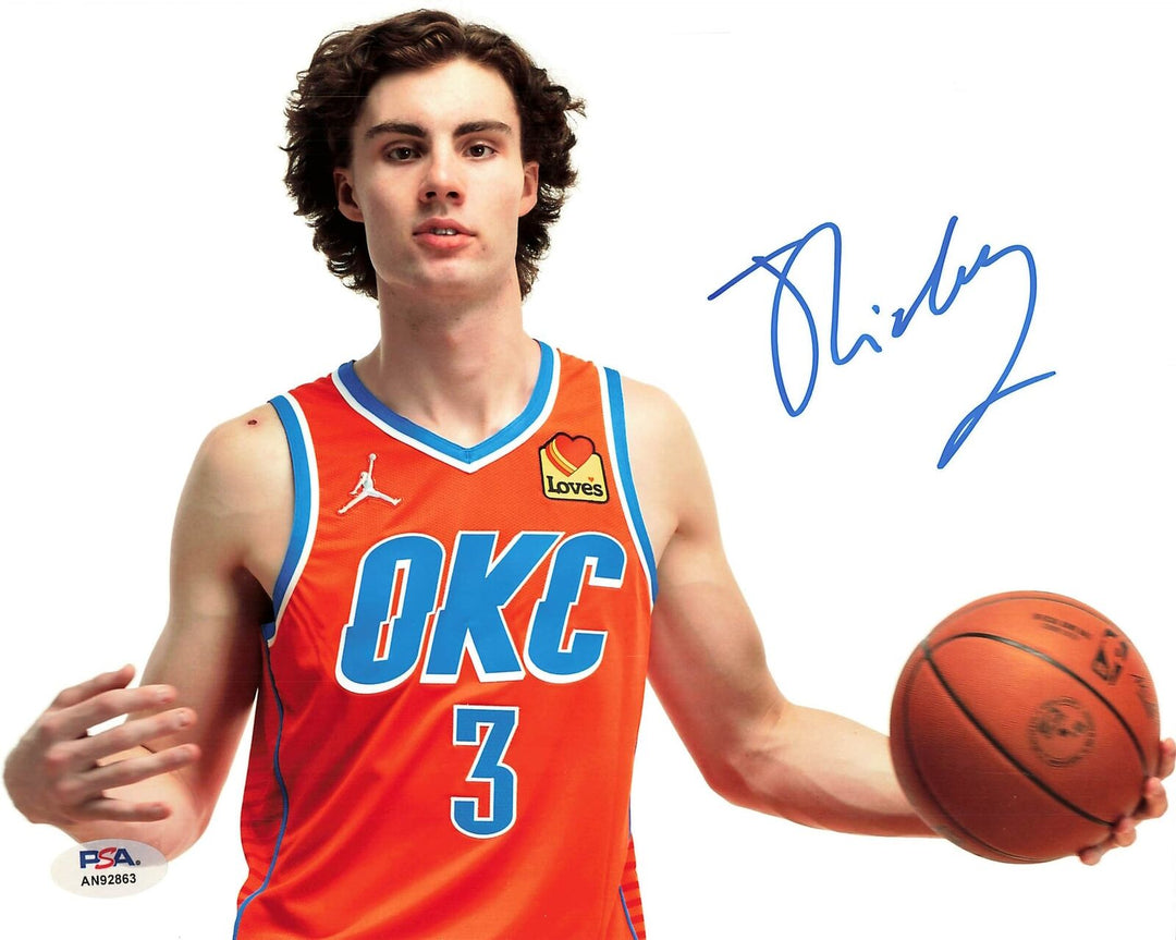 Josh Giddey signed 8x10 photo PSA/DNA Oklahoma City Thunder Autographed Image 1