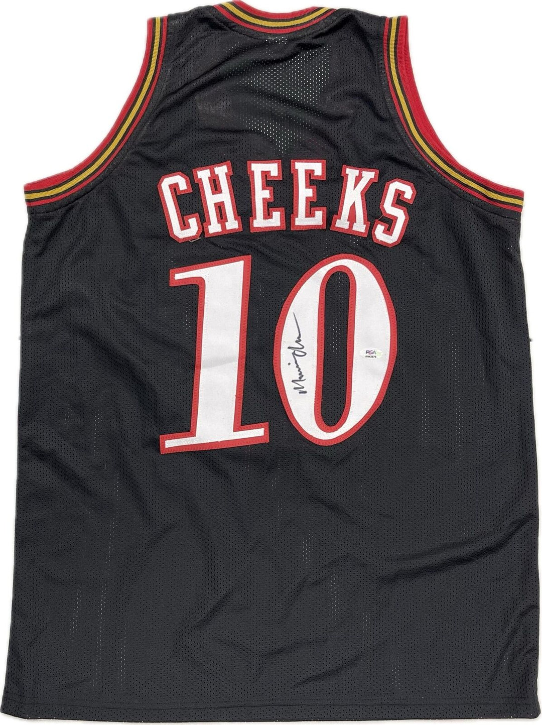 Maurice Mo Cheeks signed jersey PSA/DNA 76ers Autographed Sixers Image 1