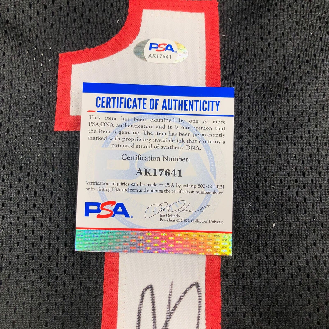 Anfernee Simons Signed Jersey PSA/DNA Portland Trail Blazers Autographed Image 3