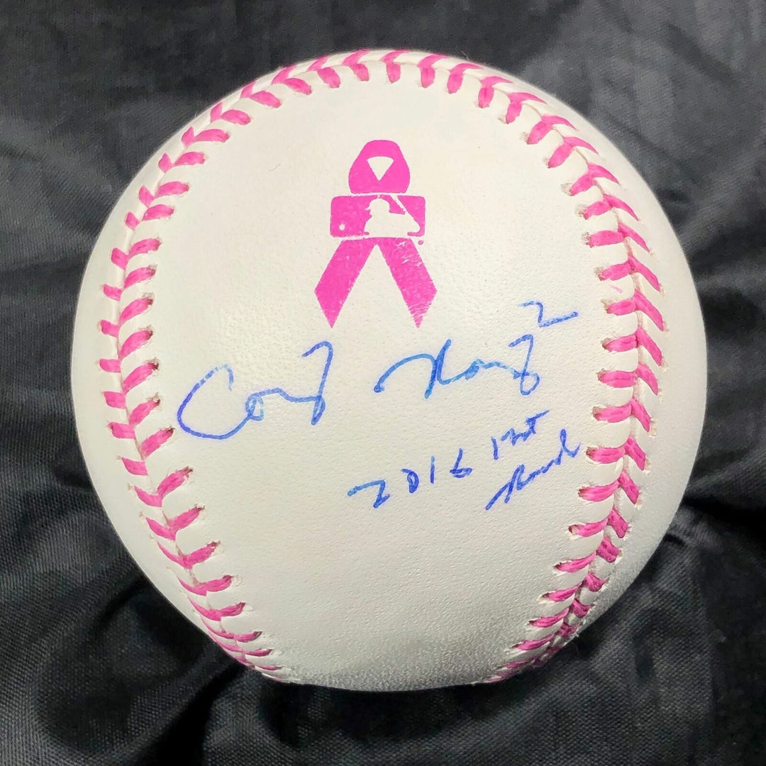 COREY RAY Signed Baseball PSA/DNA Milwaukee Brewers Mothers Day Image 1
