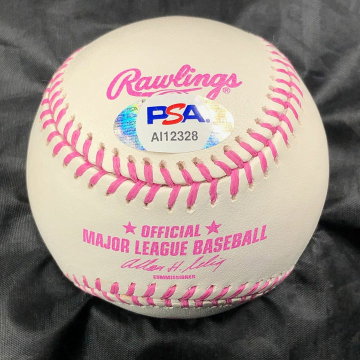 COREY RAY Signed Baseball PSA/DNA Milwaukee Brewers Mothers Day Image 2