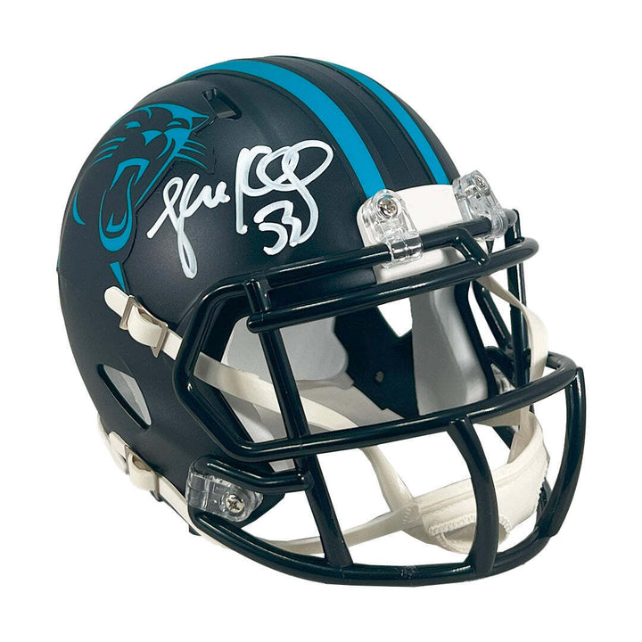 Luke Kuechly Signed Carolina Panthers Alternate 2022 Mini Football Helmet (Becke Image 1