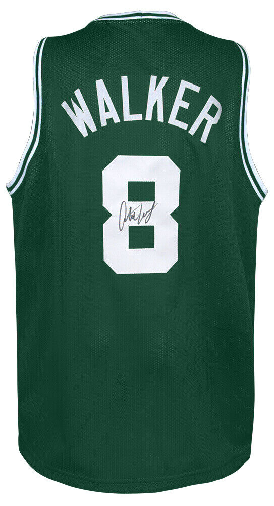 Antoine Walker (CELTICS) Signed Green Custom Basketball Jersey - (SCHWARTZ COA) Image 1