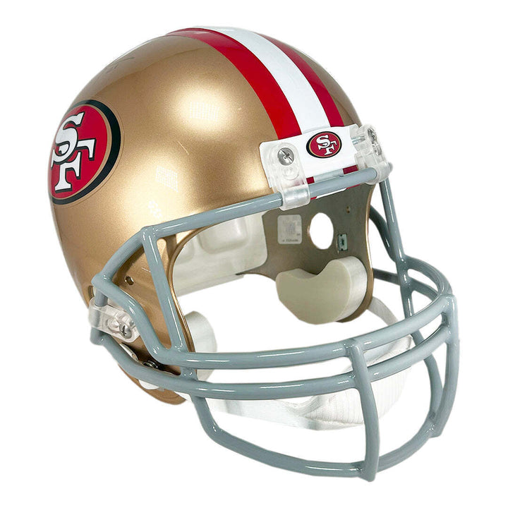 Frank Gore Signed San Francisco 49ers Full-Size Replica Football Helmet (JSA) Image 3