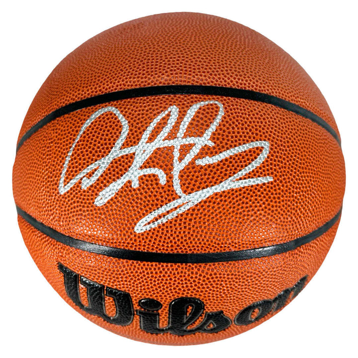 Dennis Rodman Signed Wilson Authentic Series NBA Basketball Silver Ink (Beckett) Image 1