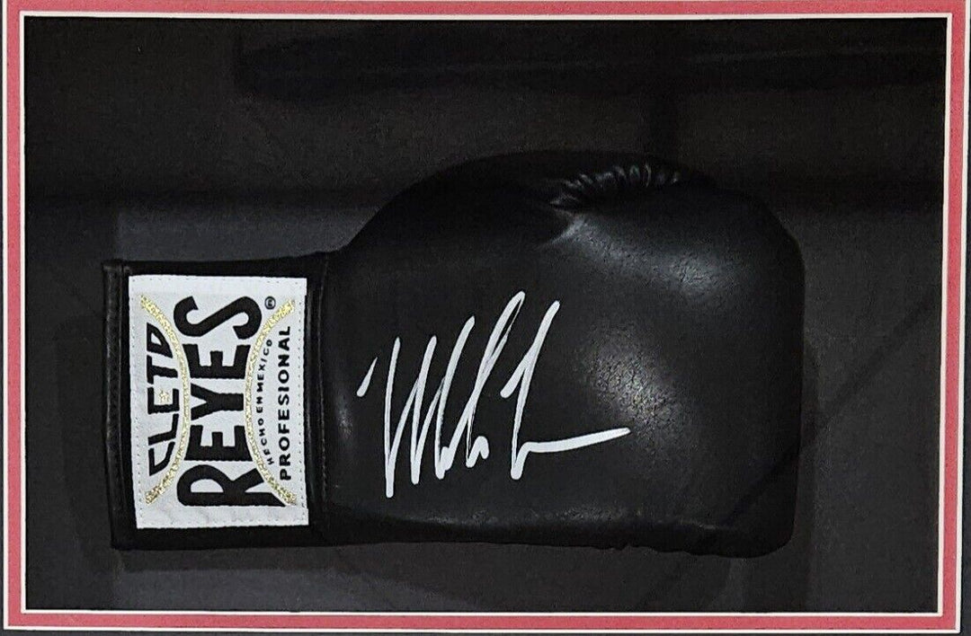 Mike Tyson Signed Black Right Hand Cleto Reyes Boxing Glove Shadowbox JSA ITP Image 2