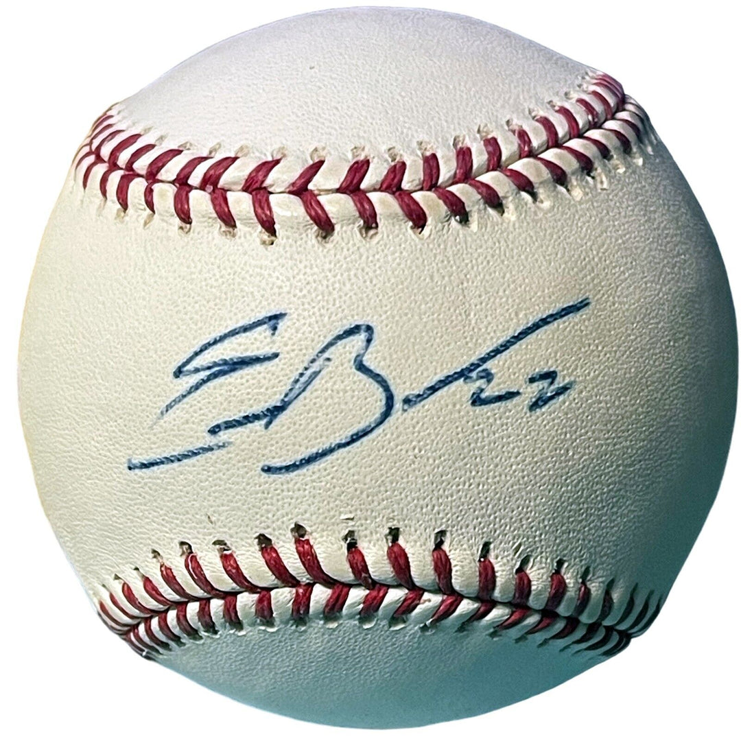 Eric Byrnes signed Official Rawlings Major League Baseball #22- COA- Oakland A's Image 1