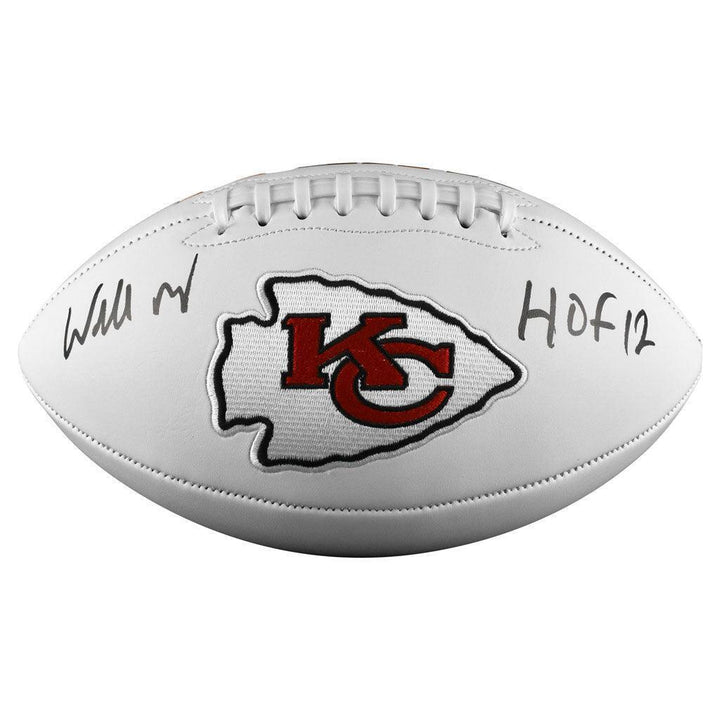 Willie Roaf Signed HOF 12 Inscription Kansas City Chiefs Official NFL Team Logo Image 1