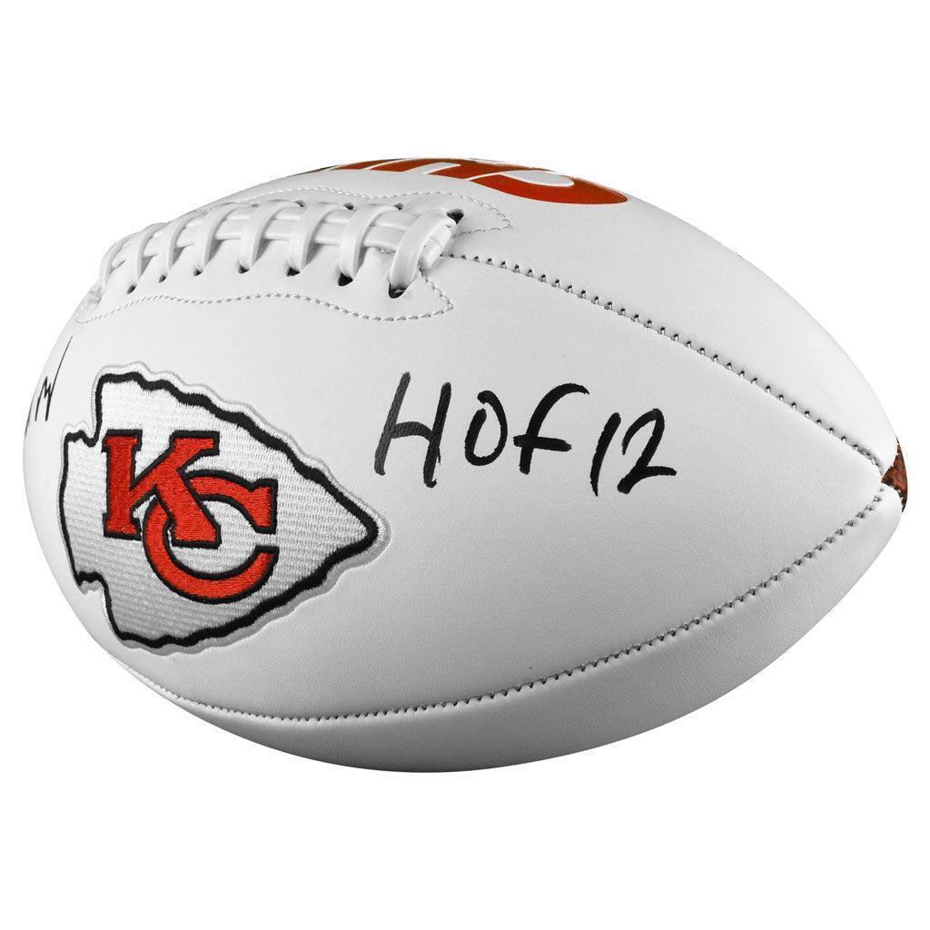 Willie Roaf Signed HOF 12 Inscription Kansas City Chiefs Official NFL Team Logo Image 2