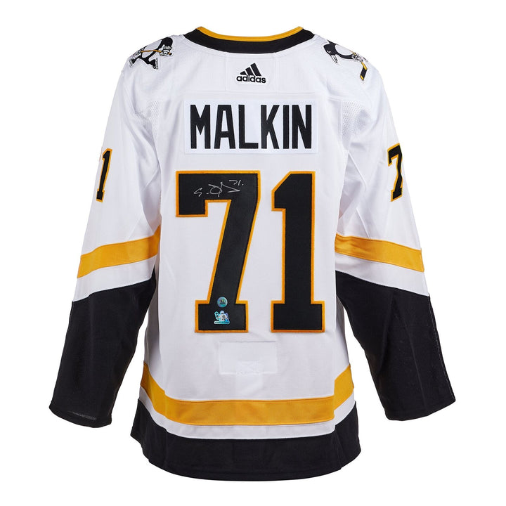 Evgeni Malkin Pittsburgh Penguins Signed Reverse Retro adidas Jersey Image 1