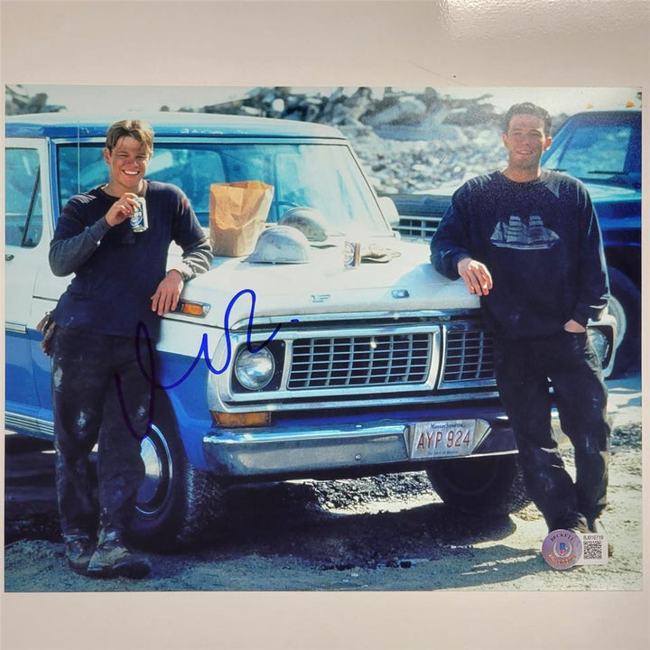 Matt Damon signed Good Will Hunting 8x10 photo autograph  BAS Beckett Holo Image 1