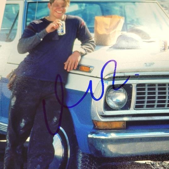 Matt Damon signed Good Will Hunting 8x10 photo autograph  BAS Beckett Holo Image 2