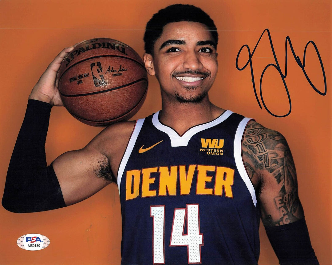 Gary Harris signed 8x10 photo PSA/DNA Denver Nuggets Autographed Image 1