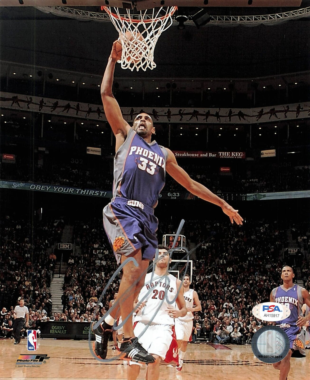 Grant Hill signed 8x10 photo PSA/DNA Autographed Suns Image 1