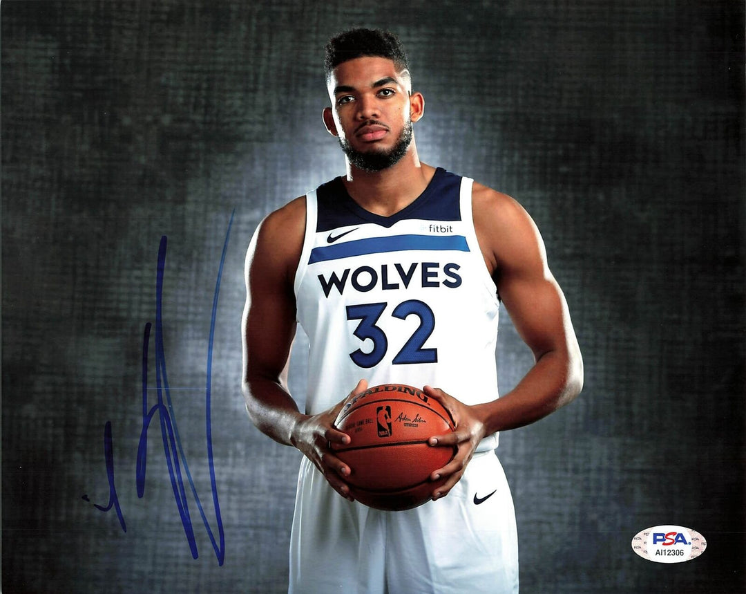 Karl Anthony Towns signed 8x10 photo PSA/DNA Minnesota Timberwolves Autographed Image 1