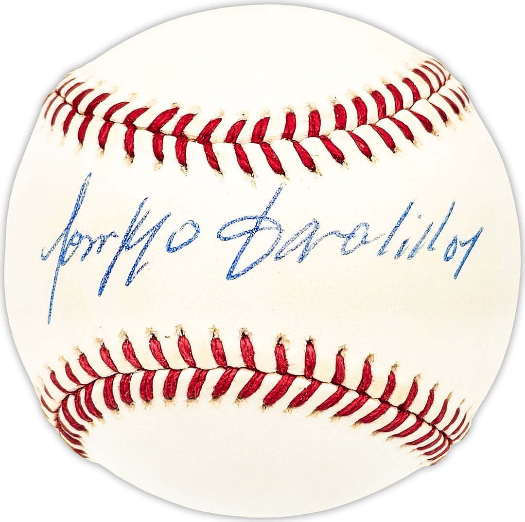 Pompeyo Yo-Yo Davalillo Autographed AL Baseball Senators Beckett QR #BM25227 Image 1