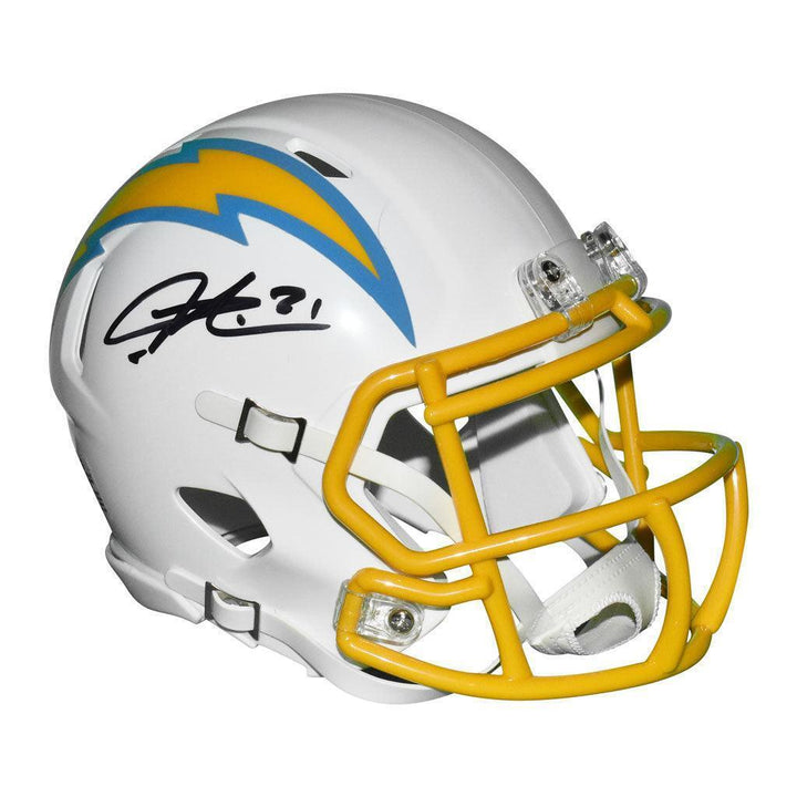 LaDainian Tomlinson Signed San Diego Chargers Speed Mini Replica White Football Image 3