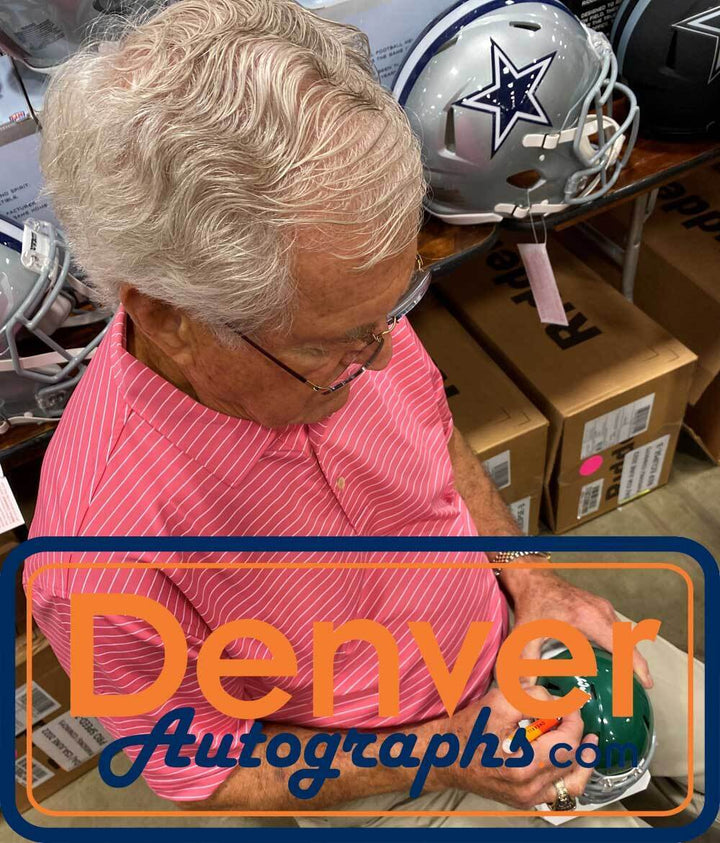 Dick Vermiel Signed Philadelphia Eagles HOF Mini Helmet Beckett 40626 Image 4