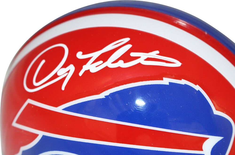 Doug Flutie Autographed Buffalo Bills VSR4 TB Mini Helmet Beckett 40641 Image 2